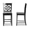 Baxton Studio Nicolette Modern and Contemporary Transitional Dark Brown Finished Wood 2-Piece Counter Stool Set 176-11421-Zoro - alternate 7